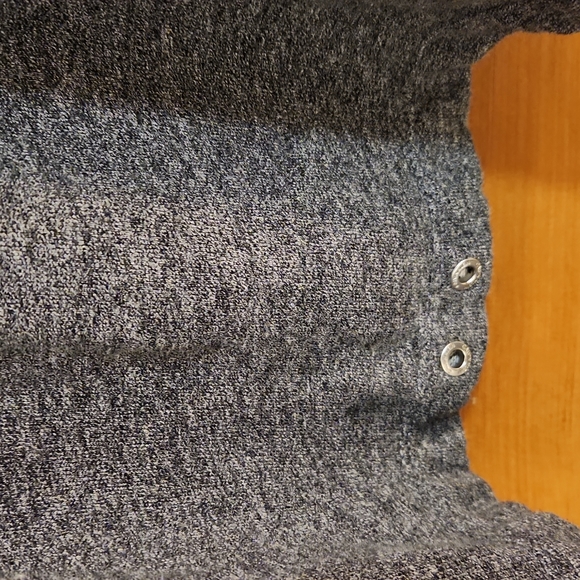 Calvin Klein Half Zip Crop Sweatshirt with drawstring waist, Logo on sleeve XL - Picture 9 of 9